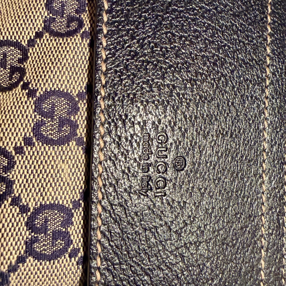 NIB AUTHENTIC GG Canvas Web Double Pocket belt bag. - Picture 4 of 12
